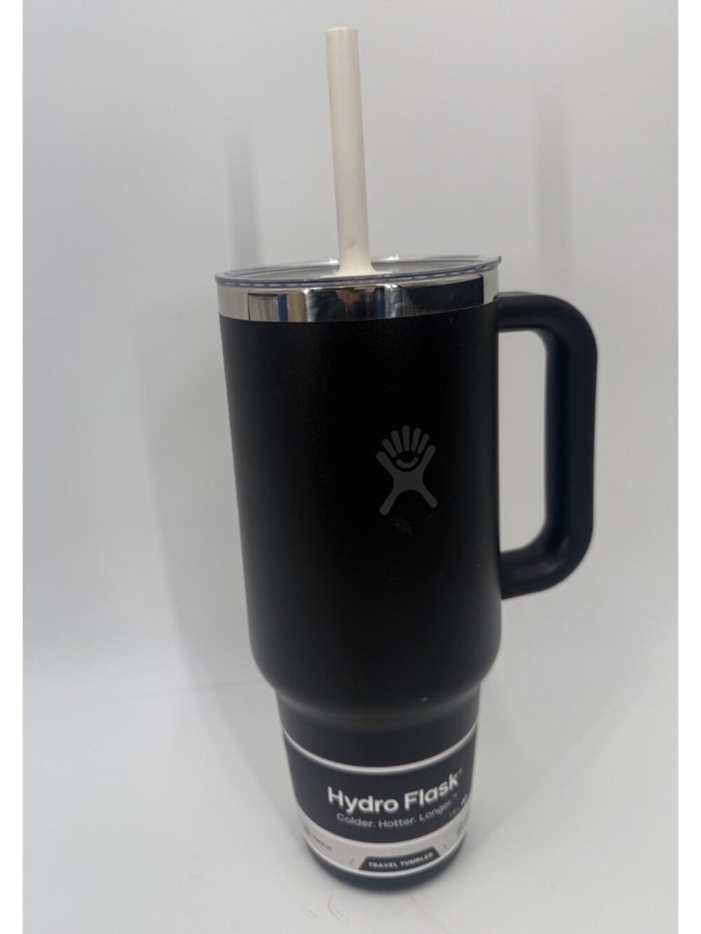 Hydro Flask 40oz All Around Travel Straw Tumbler Black